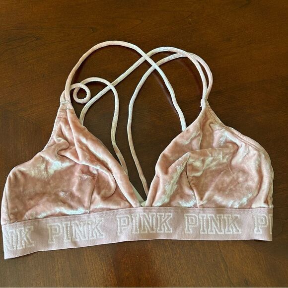 PINK Victoria’s Secret Triangle Bralette Bra, Size L - Picture 2 of 4